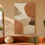 Terracotta Clay Wabi Sabi Wall Art Canvas Print - Image 6