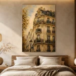 Parisian Facade Architecture Wall Art Canvas Print - Image 7
