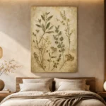 Pressed Herbarium Botanical Wall Art Canvas Print - Image 7