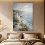 Coastal Cliff Landscape Wall Art Canvas Print - Image 7