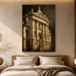 Classical Facade Architecture Wall Art Canvas Print - Image 7