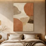Terracotta Clay Wabi Sabi Wall Art Canvas Print - Image 7