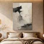 Ink Wash Wabi Sabi Wall Art Canvas Print - Image 7