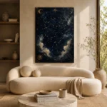 Constellation Map Astrology Wall Art Canvas Print - Image 8