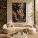 Celestial Muse Astrology Wall Art Canvas Print - Image 8