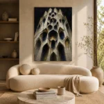 Gothic Cathedral Abstract Wall Art Canvas Print - Image 8