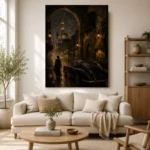 Midnight Bazaar Noir Movie Wall Art Canvas Print - Image 9