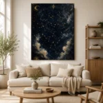 Constellation Map Astrology Wall Art Canvas Print - Image 9
