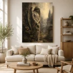 Weeping Angel Gothic Wall Art Canvas Print - Image 9
