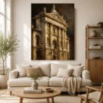 Classical Facade Architecture Wall Art Canvas Print - Image 9