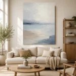 Soft Horizon Minimalist Wall Art Canvas Print - Image 9