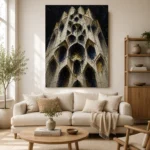 Gothic Cathedral Abstract Wall Art Canvas Print - Image 9