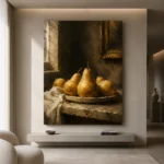 Golden Pear Dining Room Wall Art Canvas Print - Image 10