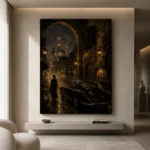 Midnight Bazaar Noir Movie Wall Art Canvas Print - Image 10