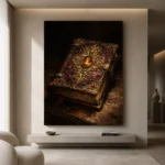 Ornate Antique Book Dark Academia Wall Art Canvas Print - Image 10