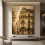 Parisian Facade Architecture Wall Art Canvas Print - Image 10