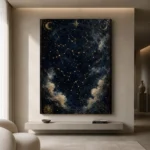 Constellation Map Astrology Wall Art Canvas Print - Image 10