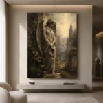 Weeping Angel Gothic Wall Art Canvas Print - Image 10