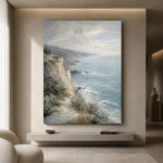 Coastal Cliff Landscape Wall Art Canvas Print - Image 10