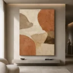 Terracotta Clay Wabi Sabi Wall Art Canvas Print - Image 10