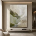 Sage Moss Wabi Sabi Wall Art Canvas Print - Image 10