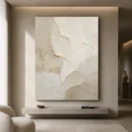 Ivory Plaster Wabi Sabi Wall Art Canvas Print - Image 10