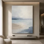 Soft Horizon Minimalist Wall Art Canvas Print - Image 10