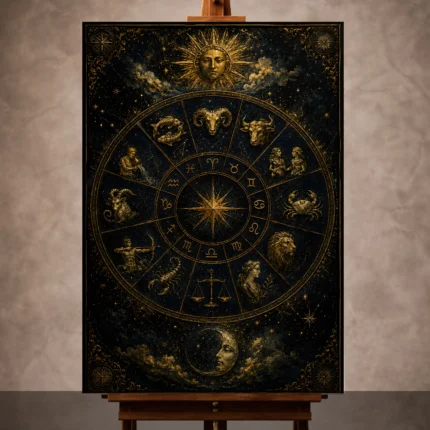 Astrology Wall Art wall art print for elegant interiors