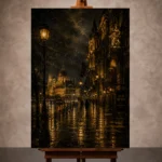 Cinematic Cityscapes wall art print for elegant interiors