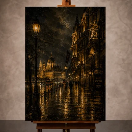 Cinematic Cityscapes wall art print for elegant interiors