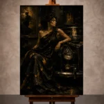 Black & Gold Wall Art wall art print for elegant interiors