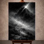 Monochrome Wall Art wall art print for elegant interiors