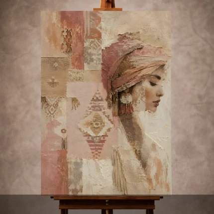 Ethnic Wall Art wall art print for elegant interiors