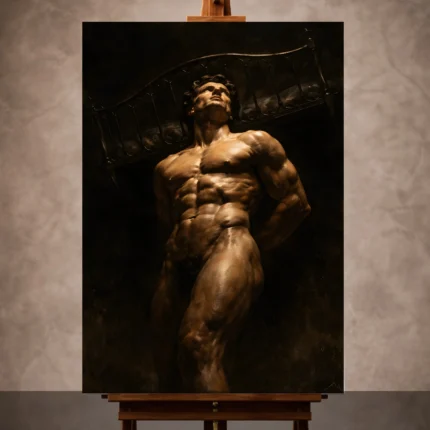 Classical Nude Wall Art wall art print for elegant interiors