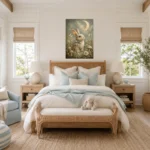 Moonlit Bunny Kids Room Wall Art Canvas Print - Image 10