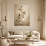 Olive Branch Living Room Wall Art Canvas Print - Image 7