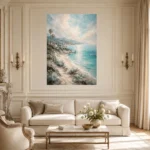 Coastal Ocean View Living Room Wall Art Canvas Print - Image 7