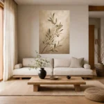 Olive Branch Living Room Wall Art Canvas Print - Image 8