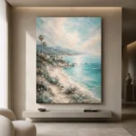 Coastal Ocean View Living Room Wall Art Canvas Print - Image 10