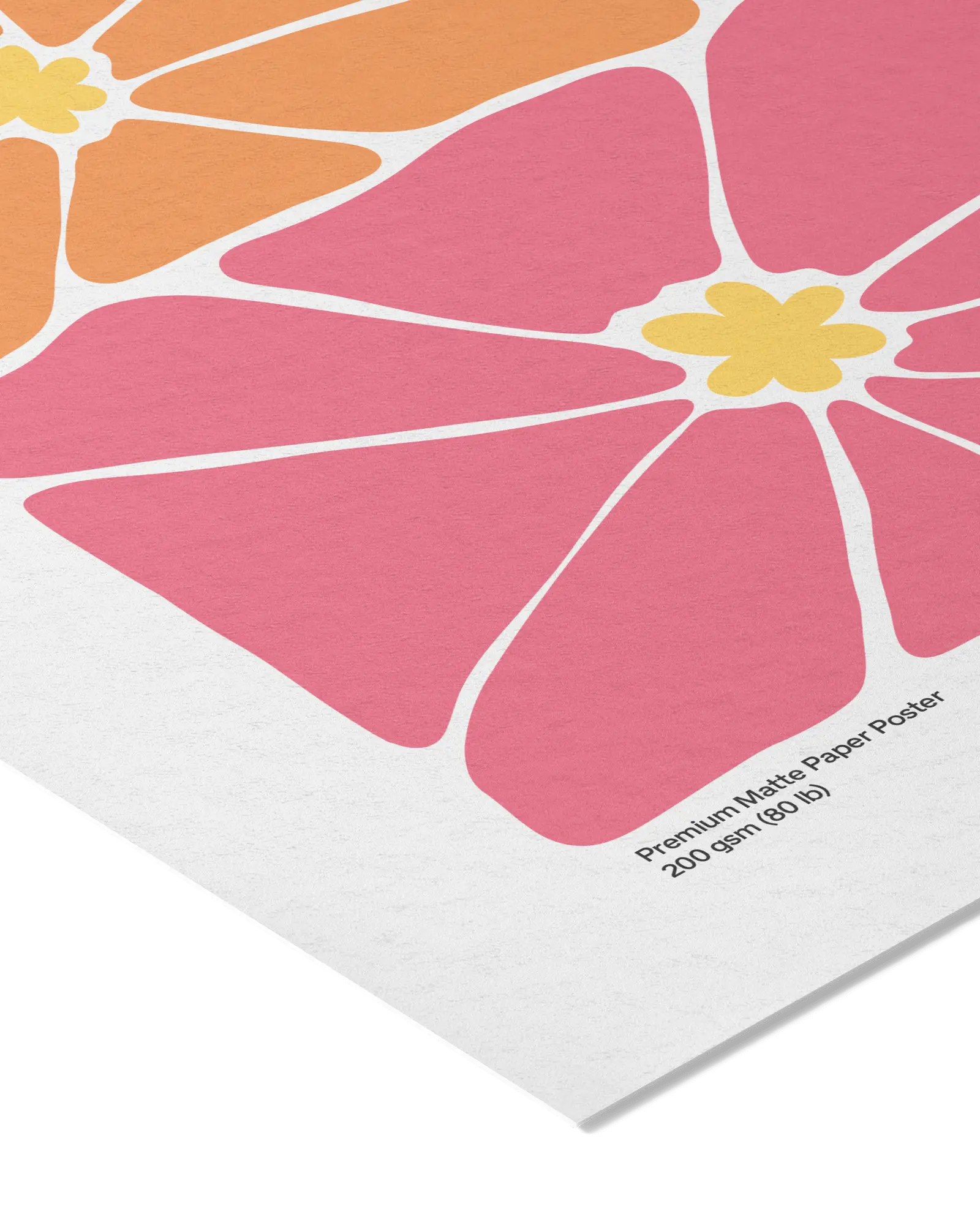 Museum matte poster wall art print detail