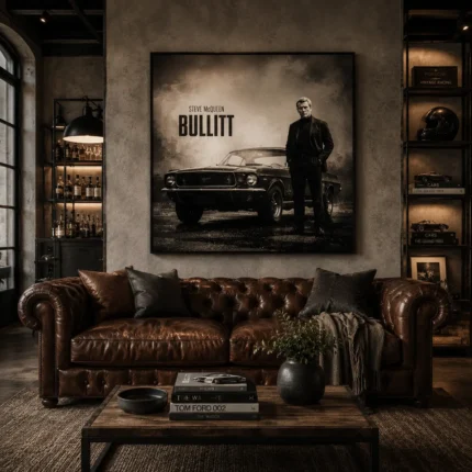 Explore The Cinema Garage, a curated collection of movie-inspired wall art, cinematic photography, iconic vehicles, and timeless film aesthetics. Available as canvas prints, acrylic prints, metal prints, and museum-quality posters.