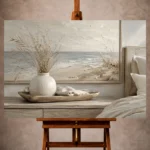 Coastal Bedroom Wall Art wall art print for elegant interiors