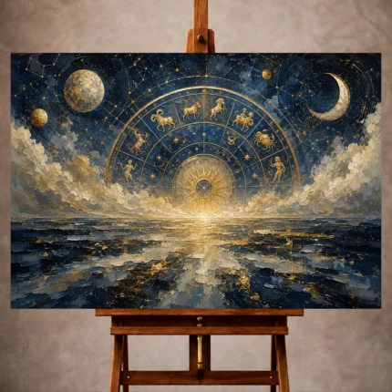 Zodiac Wall Art wall art print for elegant interiors