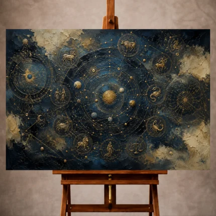 Zodiac Wall Art wall art print for elegant interiors
