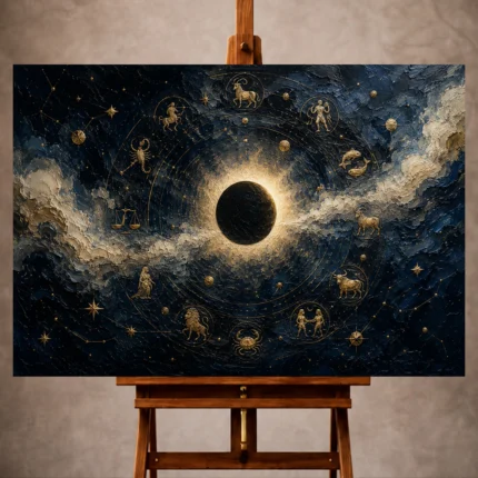 Zodiac Wall Art wall art print for elegant interiors