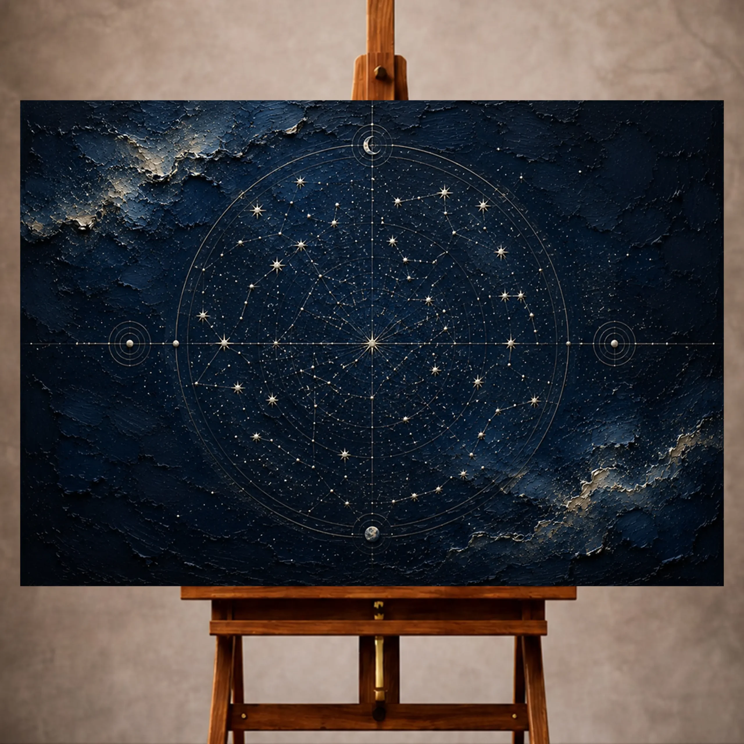 _Yatay MocupPage 1 Constellation Wall Art wall art print for elegant interiors