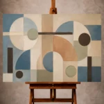 Geometric Abstract Wall Art wall art print for elegant interiors