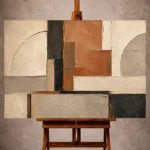 Geometric Abstract Wall Art wall art print for elegant interiors