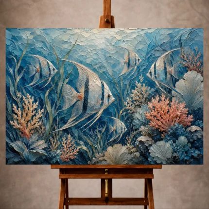 Sea Life Wall Art wall art print for elegant interiors