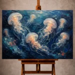Sea Life Wall Art wall art print for elegant interiors